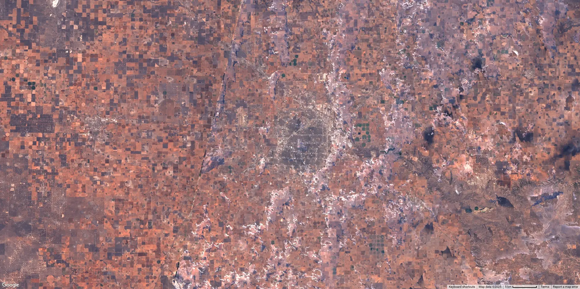 Landsat. Lubbock, TX.