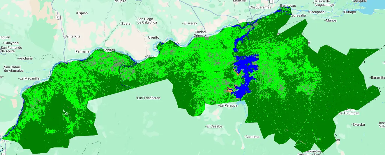 RF Classification. OMA, Bolivar, Venezuela.